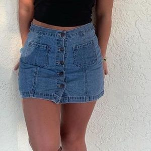 Jean skirt